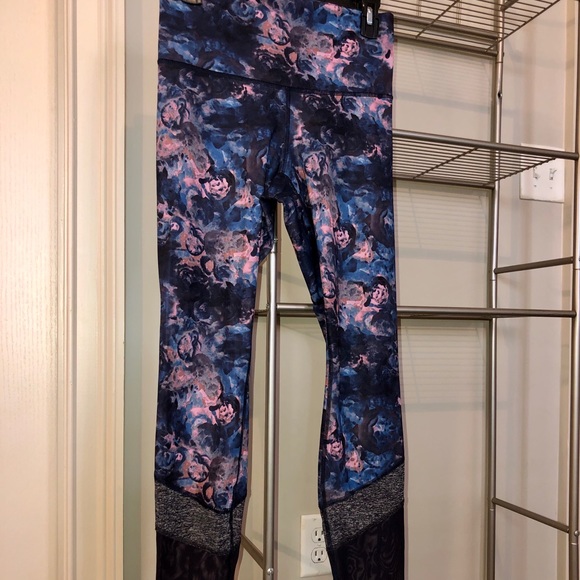 Lululemon Floral and Mesh Leggings - Picture 2 of 5
